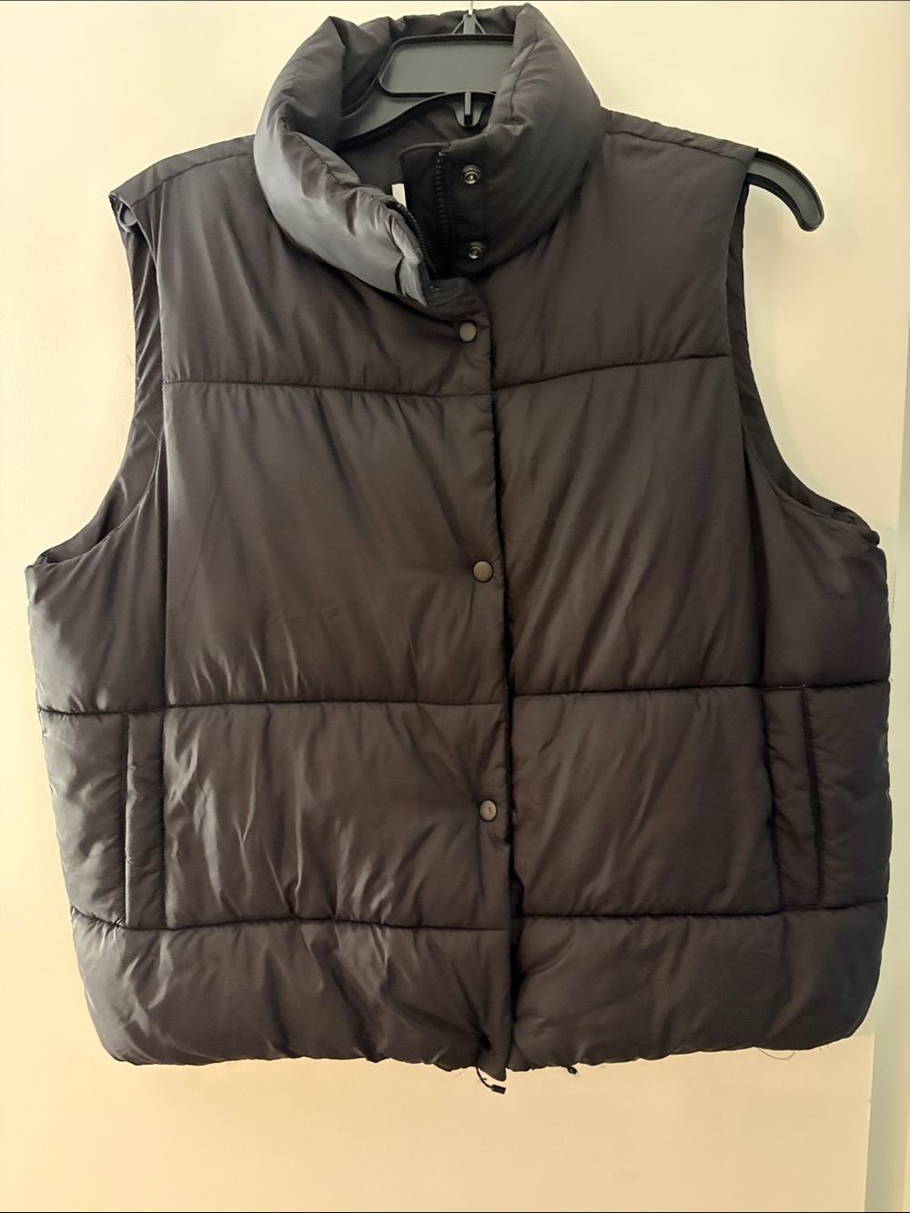 Z Supply Black Quilted Puffer Vest